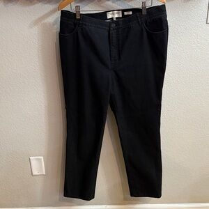 Lafayette 148 New York Black Ankle Jeans